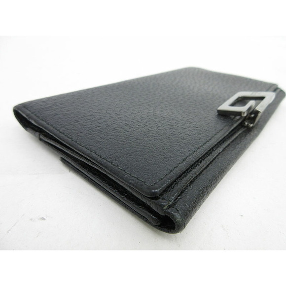 Gucci Double Hook Long Wallet Black Leather - Picture 4 of 12